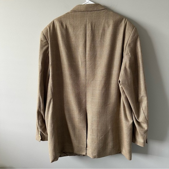 RALPH LAUREN Mens Blazer Sport Coat Casual Jacket Size 48L Wool Silk Suit - Picture 4 of 16